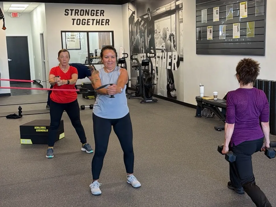Alloy Personal Training Colorado Springs members training together in Colorado Springs